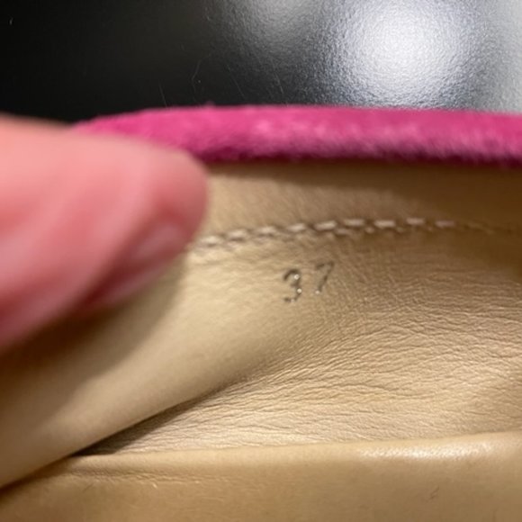 Tod's Gommino Driving Shoes Pink Suede - Picture 8 of 13